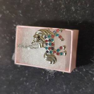 Young girls unicorn necklace